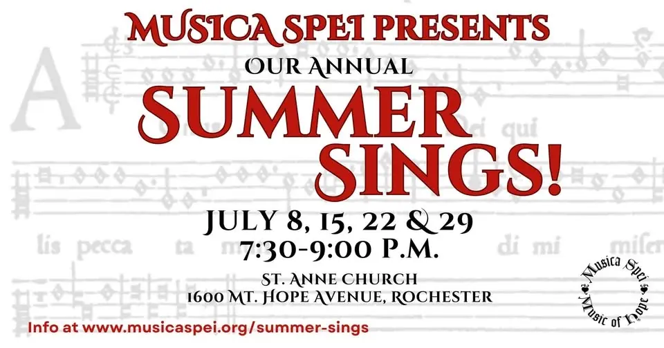 Musica Spei Summer Sings