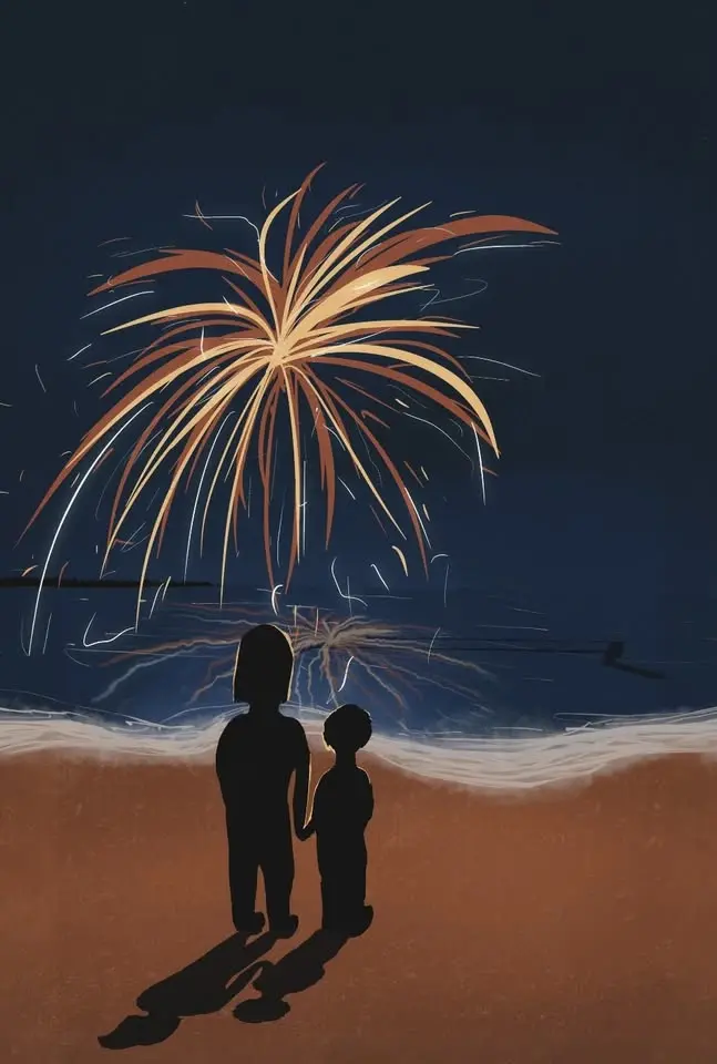 13 JUILLET - FEU D'ARTIFICE