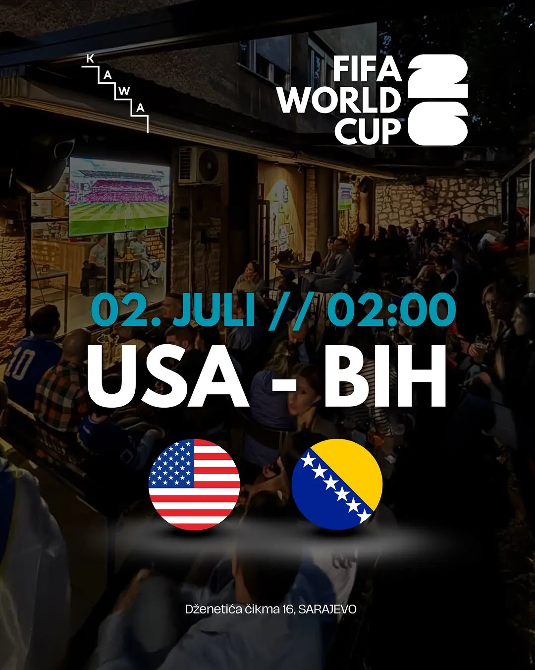 USA – Bosnien & Hercegovina (VM) på Kawa