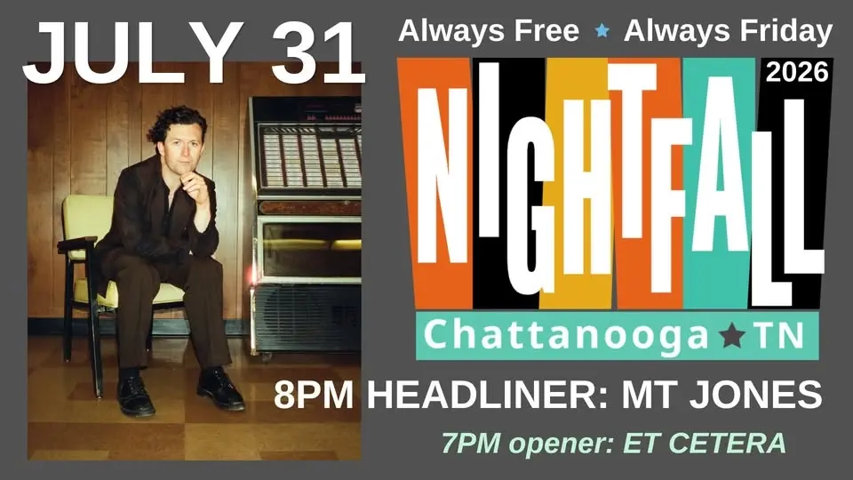 Nightfall Free Summer Concert Series: July 31 – Et Cetera / MT Jones (Finale Night)