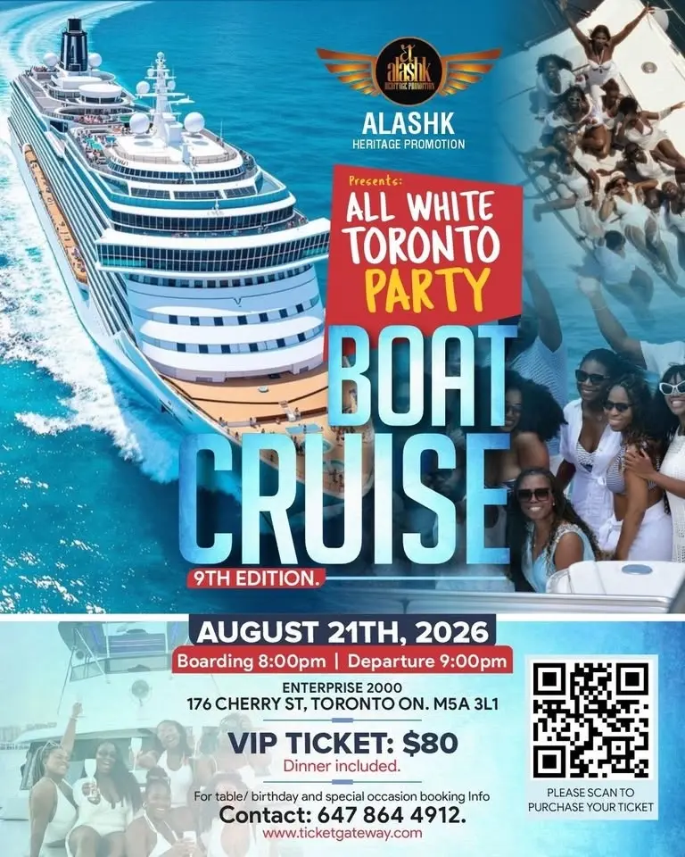 ALL WHITE TORONTO BOAT CRUISE 9TH EDITION...