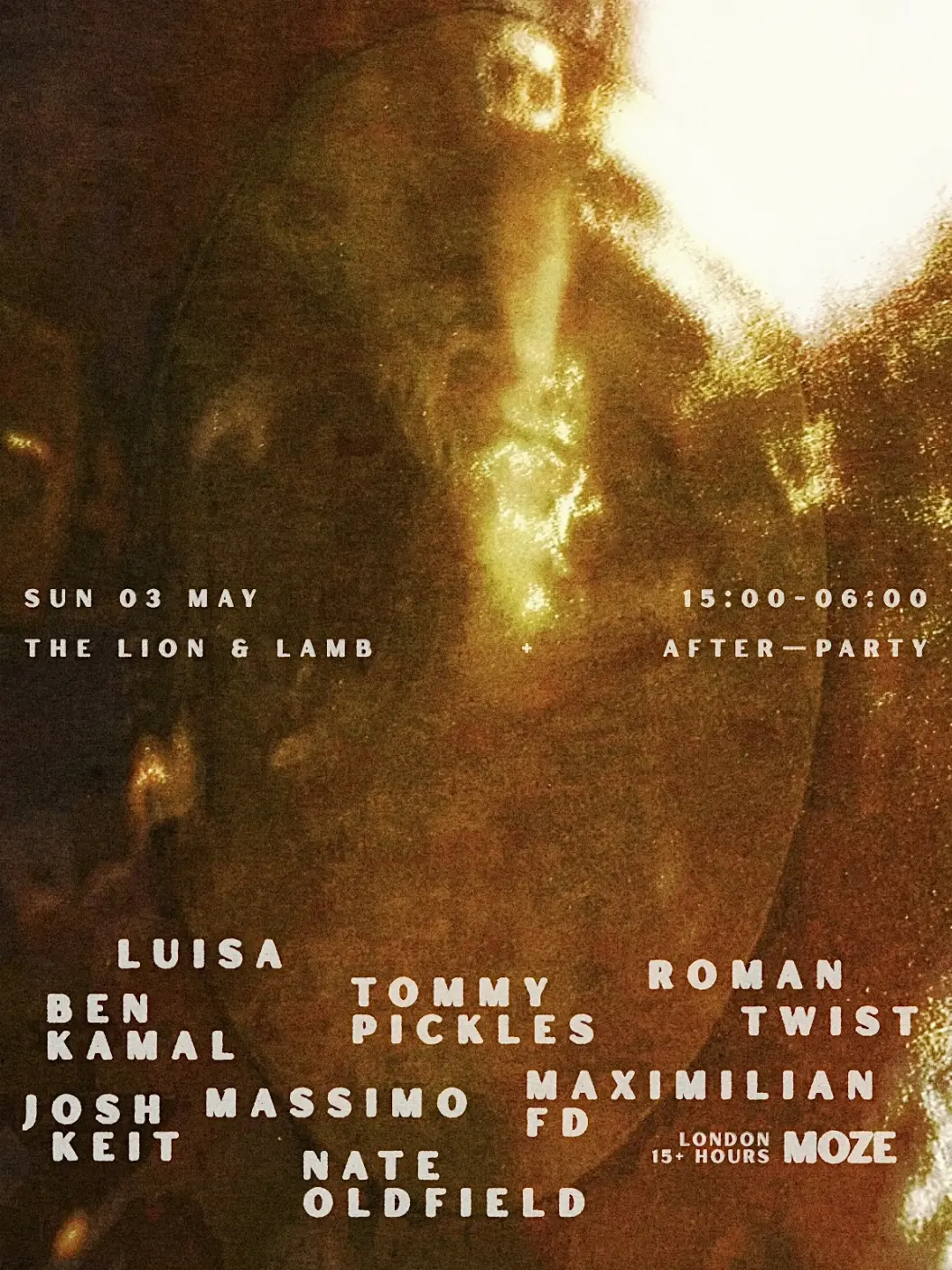 MOZE: Bank holiday Sunday after-party