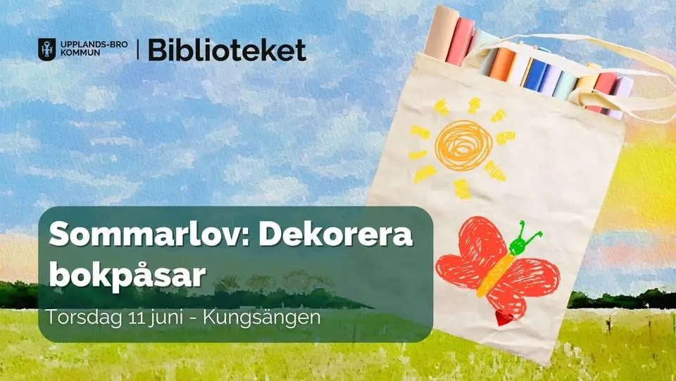 Sommarlov: Dekorera bokpåsar