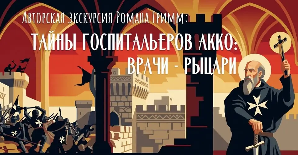 Авторская экскурсия Романа Гримм: "Тайны Госпитальеров АККО: врачи - рыцари"