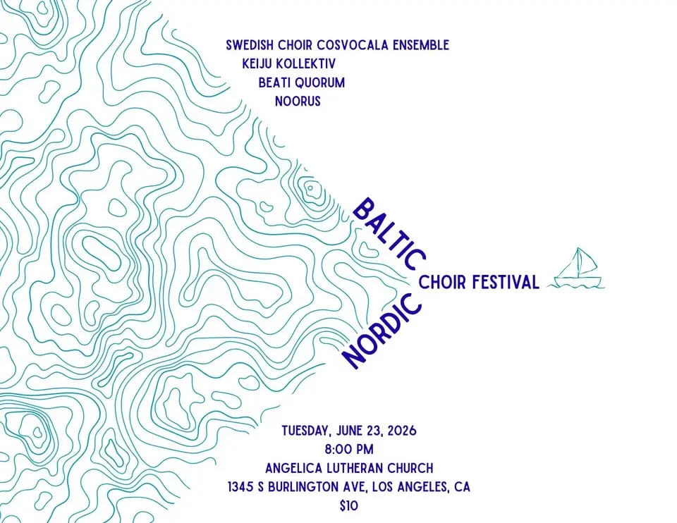 Baltic / Nordic Choir Festival Los Angeles June 2026