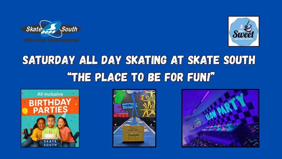Skate South, Saturday All Day Skating.