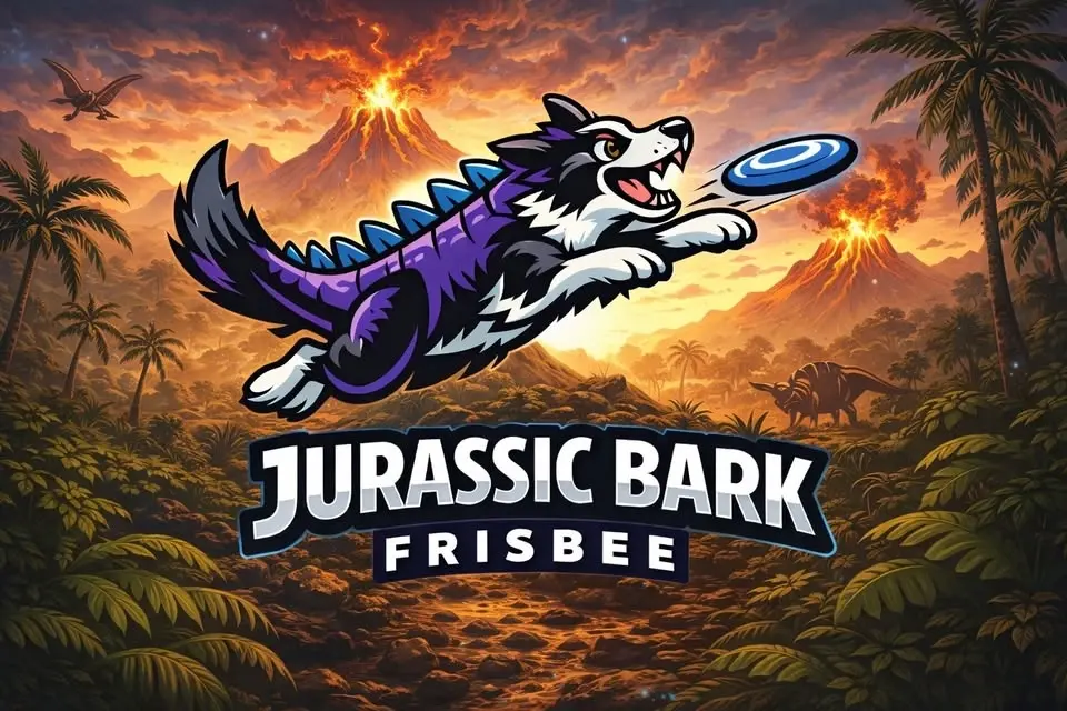 Rufruf Jurassic Bark Frisbee Distance