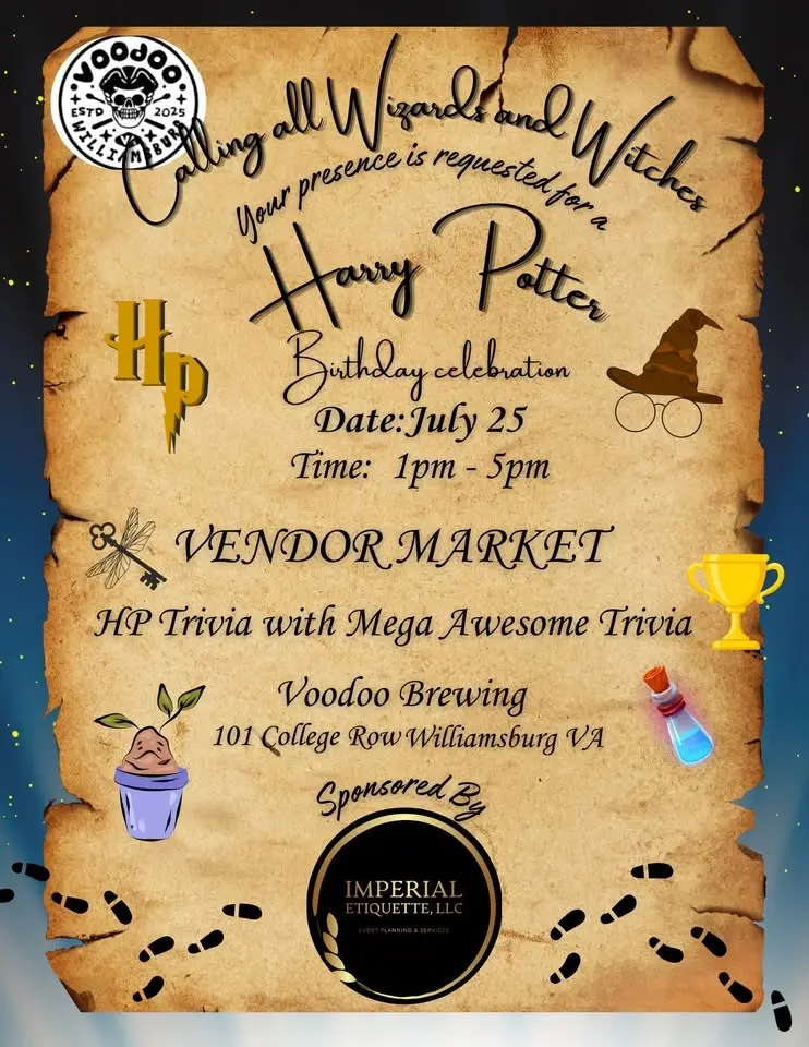 HARRY POTTER BIRTHDAY CELEBRATION at Voodoo Brewing