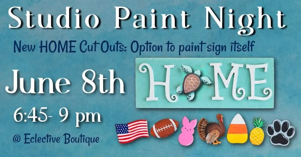 Interchangeable Home Sign- New Cut outs