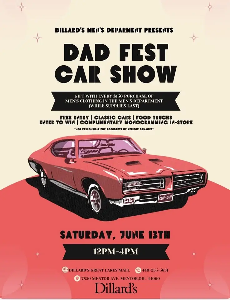 Dillard’s Car Show/ Cruise In