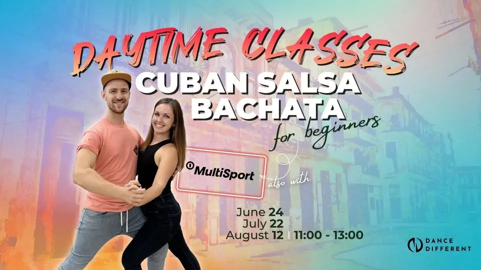 Cuban Salsa & Bachata Daytime Classes 🤩 | MultiSport Friendly