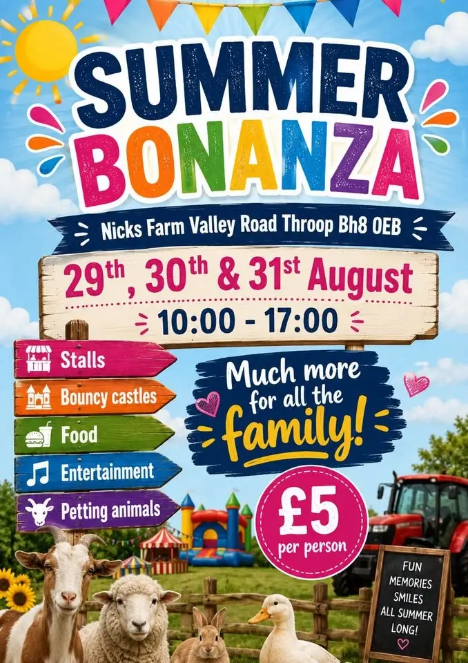 Nicks Farm Summer Bonanza