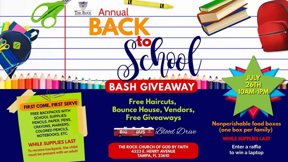 The Rock COGBF Annual Back to School Bash