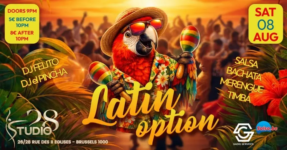 𝙇𝘼𝙏𝙄𝙉 𝙊𝙋𝙏𝙄𝙊𝙉 : 𝐒𝐎𝐂𝐈𝐀𝐋 ѕalѕa - вacнaтa - мerengυe - тιмвa