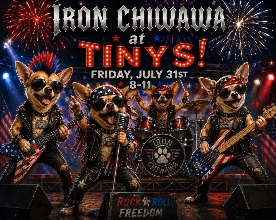 Iron Chiwawa returns to Tinys in Santa Fe!!