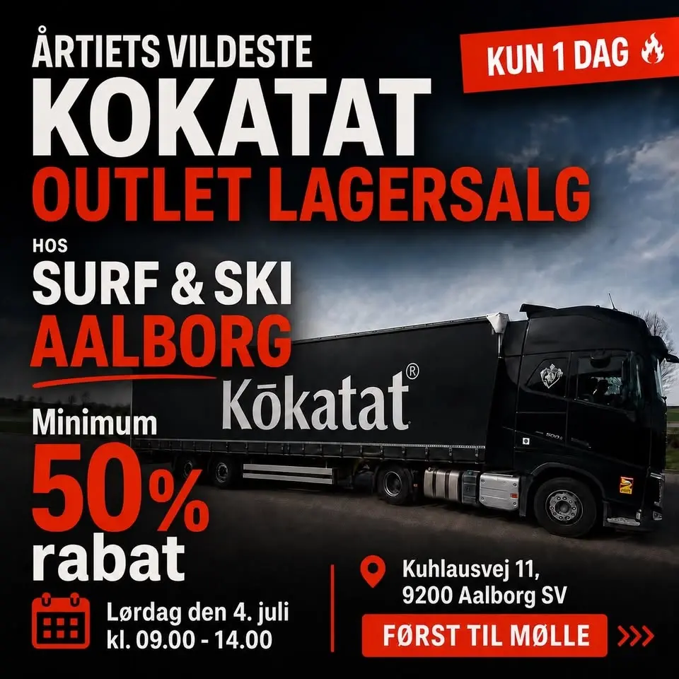 Kokatat outlet lagersalg i Aalborg 🤩