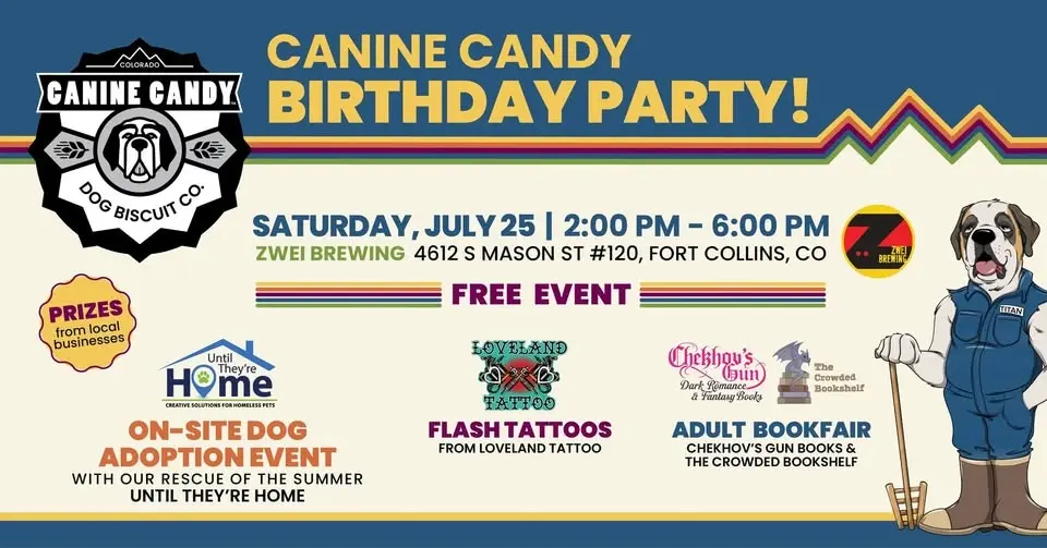 Tattoos, Books, & Biscuits: Canine Candy’s Birthday Party!