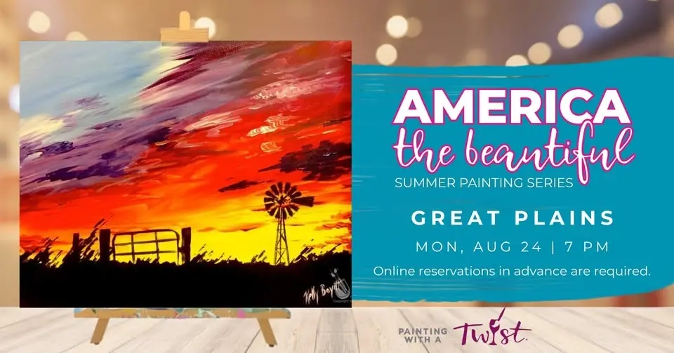 Paint & Sip - America the Beautiful: Great Plains