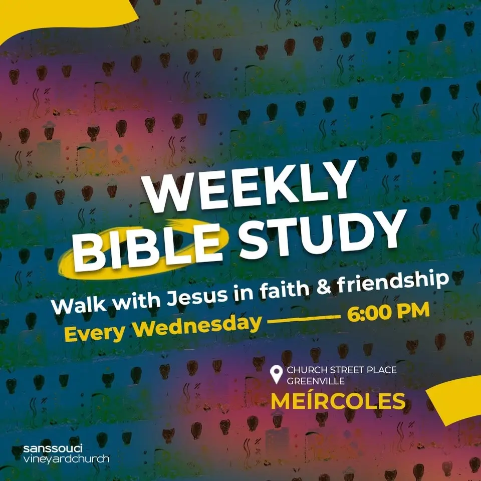 Weekly Wednesday bible study 