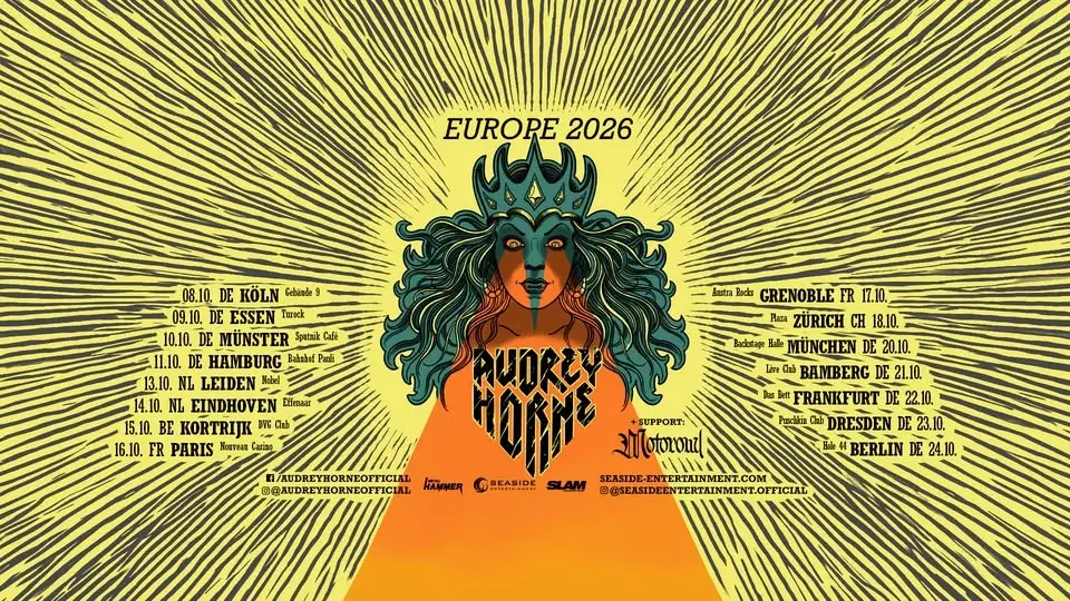 AUDREY HORNE & Motorowl | EUROPEAN ALBUM TOUR 2026