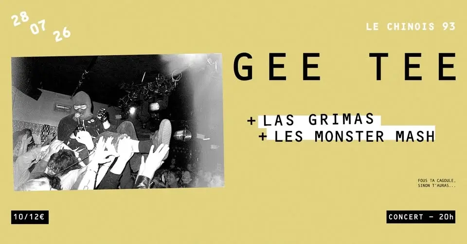 GEE TEE (AU) + LAS GRIMAS + LES MONSTER MASH
