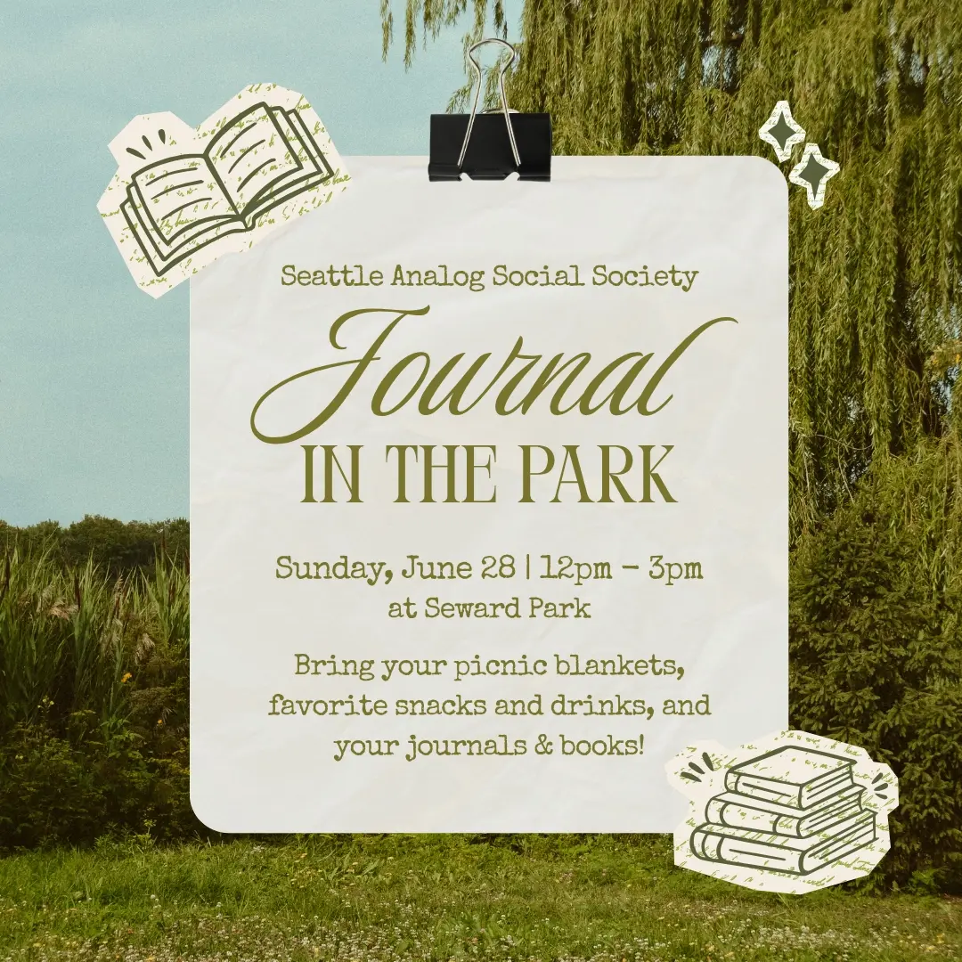 Journaling in Seward Park