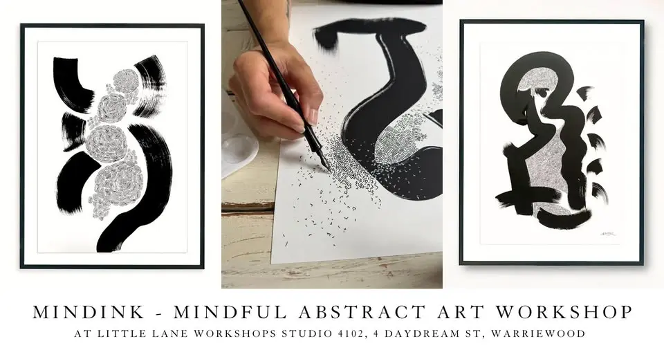 MINDINK Mindful Abstract Art Workshop 