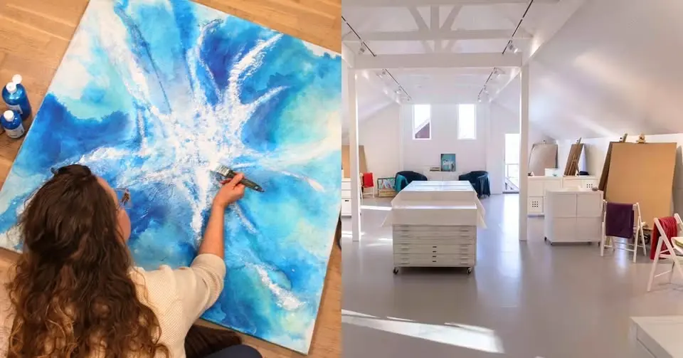 Målarkurs: Kreativ Flow – Abstrakta uttryck 23-24 maj FULLBOKAT!