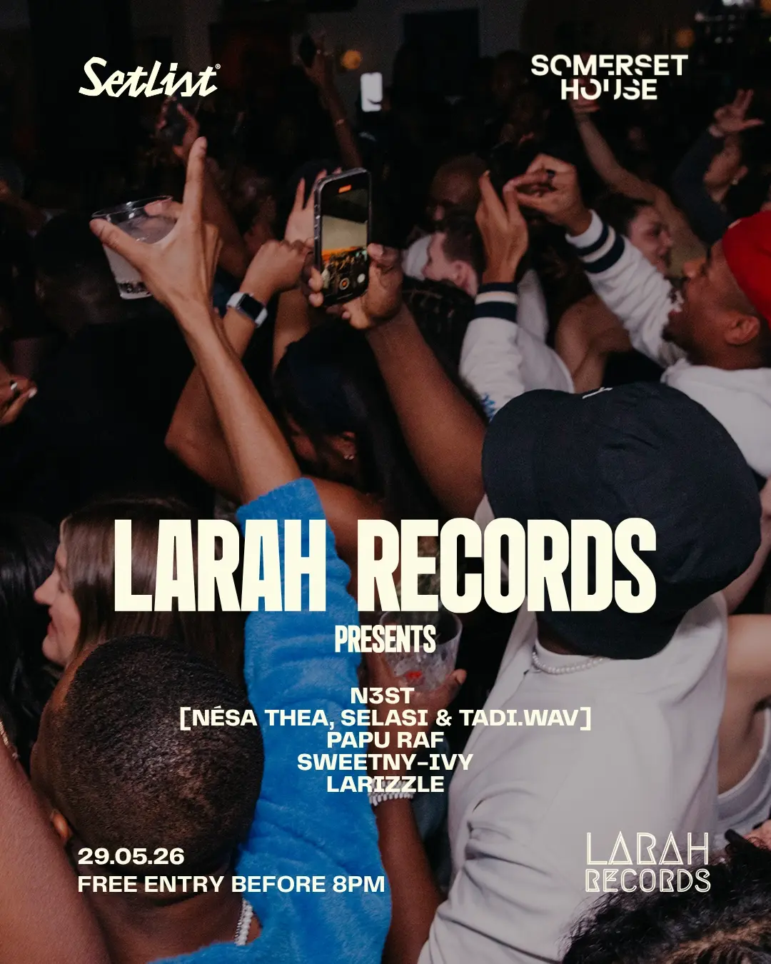 SETLIST: LARAH RECORDS PRESENTS