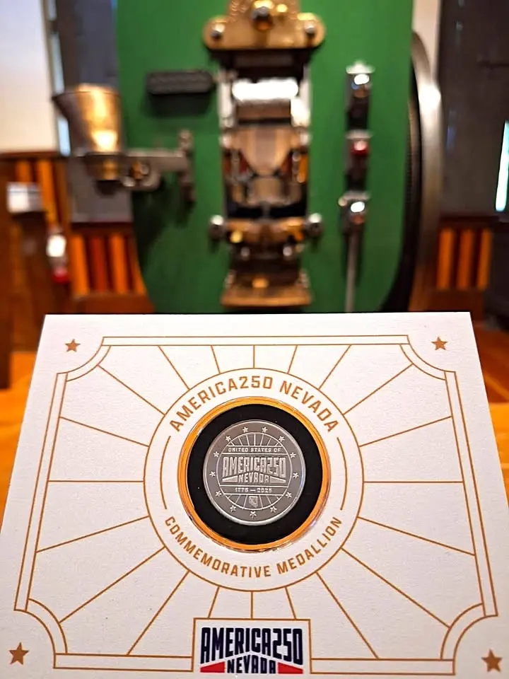 Coin Press No. 1 Demonstration and Minting of America 250 Commemorative Medallion