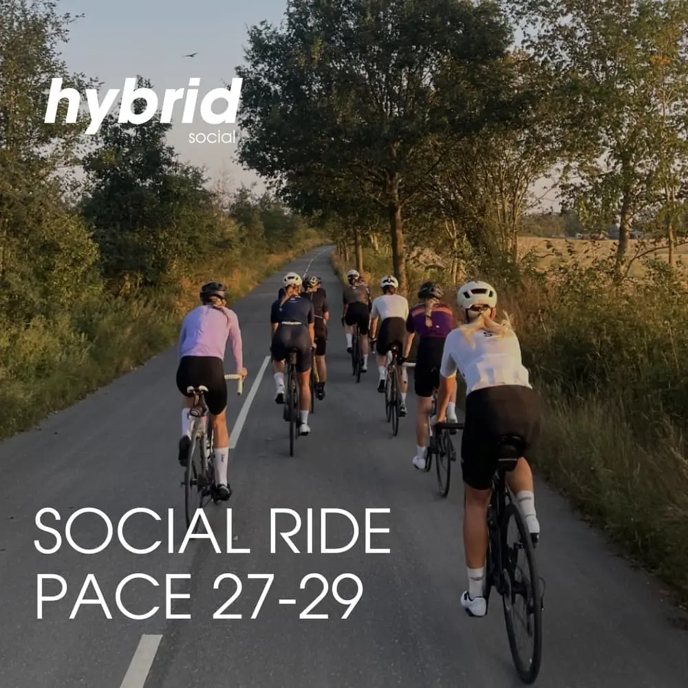 Hybrid Social Ride (Pace 27-29)