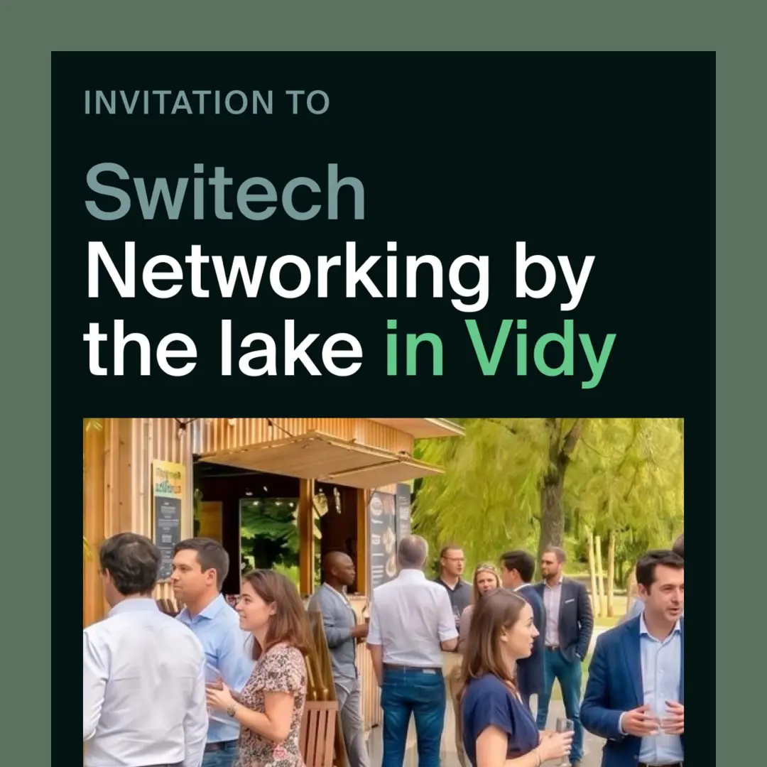 Switech | Networking by the lake - Vidy edition, July 3rd