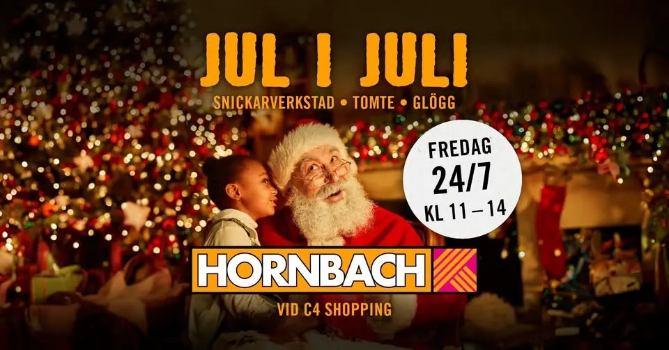 Fira jul i Juli på HORNBACH Kristianstad