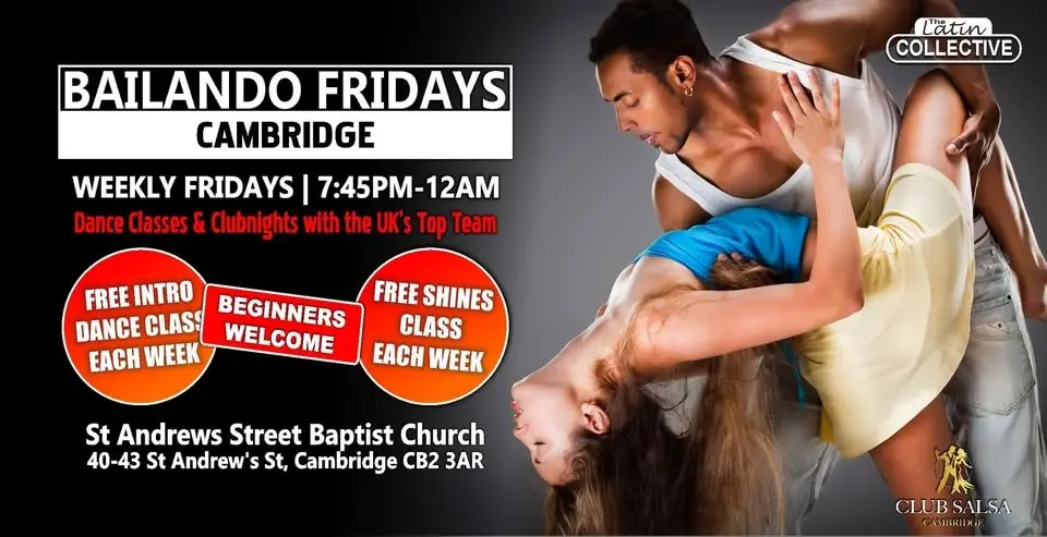 BAILANDO Fridays in Cambridge - Salsa | Bachata | Kizomba