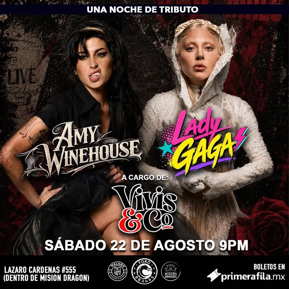 TRIBUTO A AMY WINEHOUSE Y LADY GAGA
