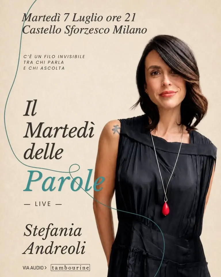 STEFANIA ANDREOLI - Il Martedì delle Parole Live | Castello Sforzesco Milano