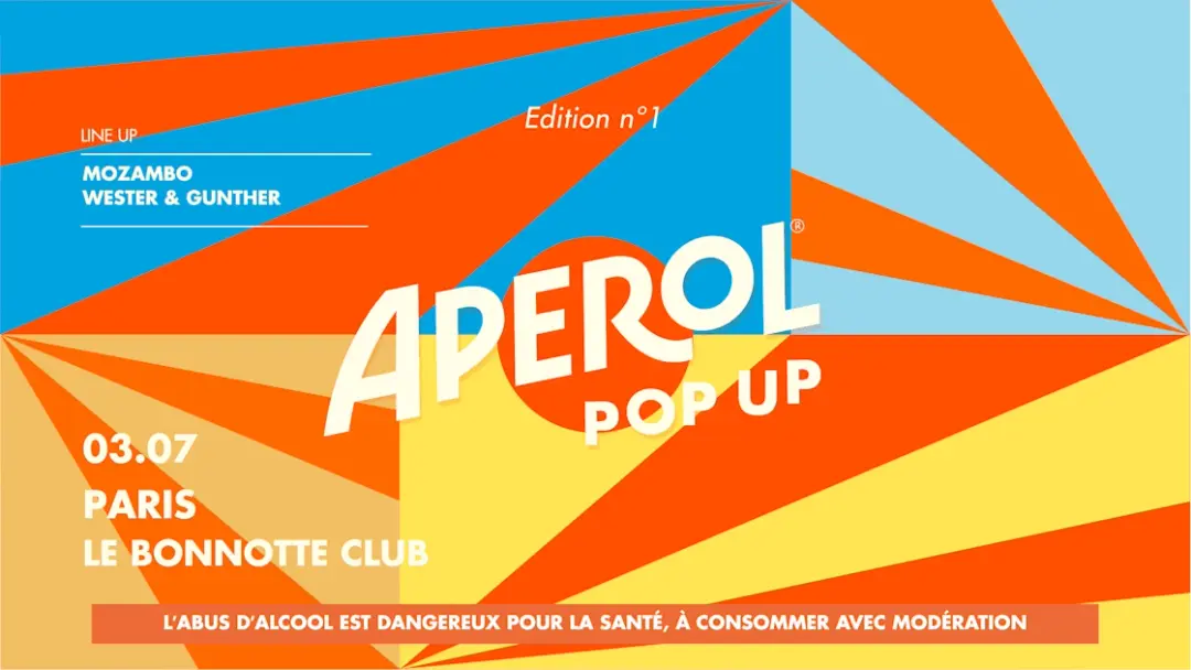 Aperol Pop-Up - Édition N°1 - Paris - 3 Juillet 2026