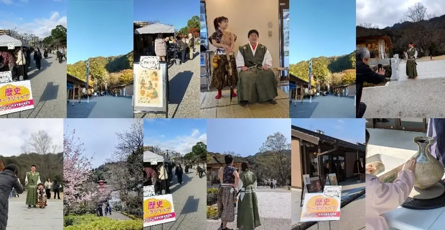 盆踊り大会で「歴史ワークショップ」❣