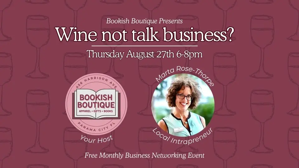August : Wine Not Talk Business Networking Event
