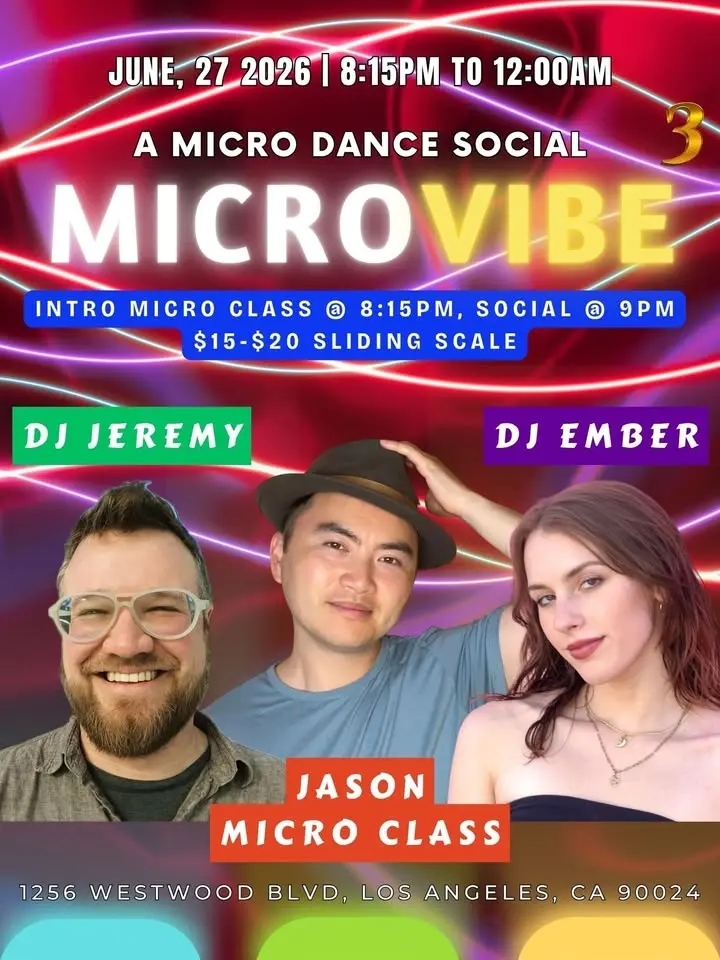 MicroVibe 3: A Micro Dance Social - June 27 2026