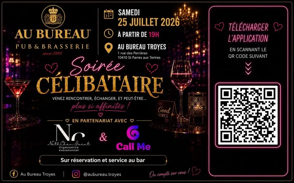 SOIRÉE CÉLIBATAIRES - AU BUREAU ❤️🥂