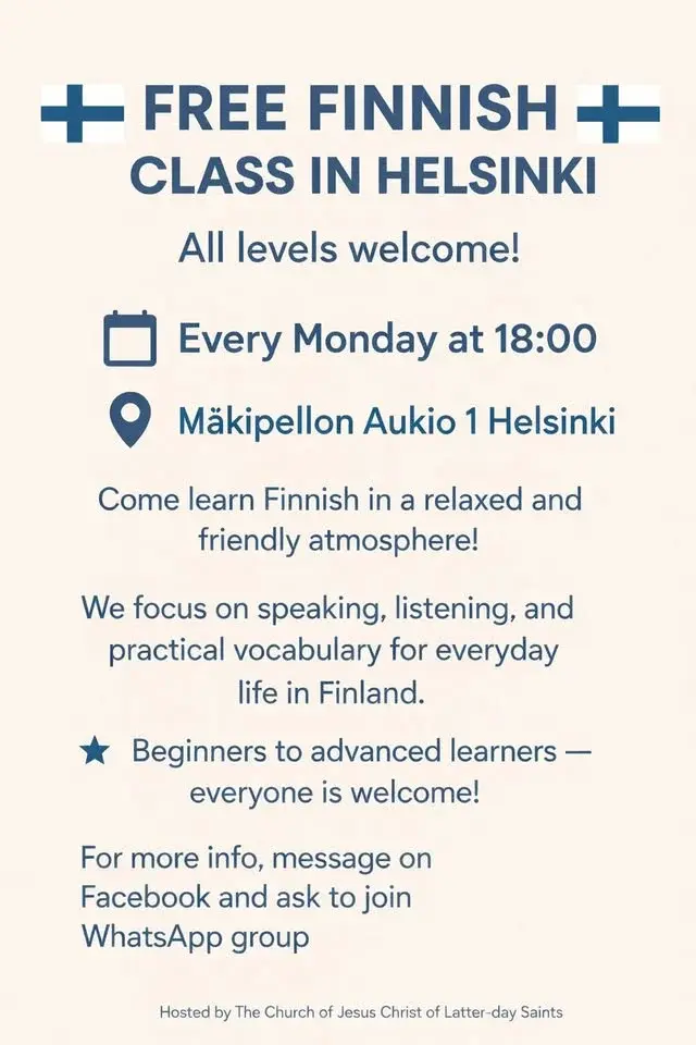 FREE Finnish Class 