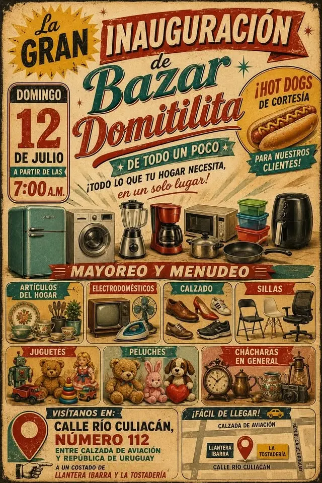 INAUGURACIÓN BAZAR DOMITILITA