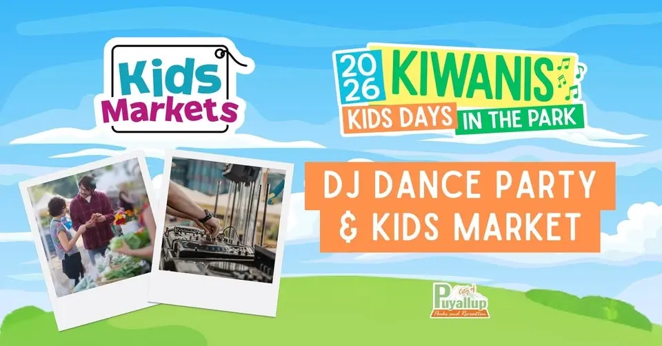 August 4th - Kiwanis Kids Days in the Park - Kids Market & DJ Dance Party
