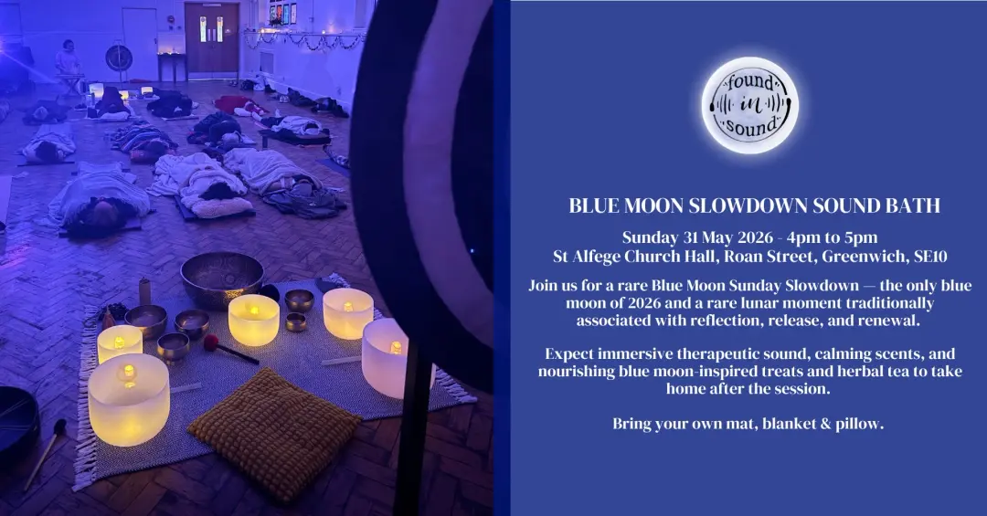 BLUE MOON Sunday Slowdown Sound Bath (Greenwich)