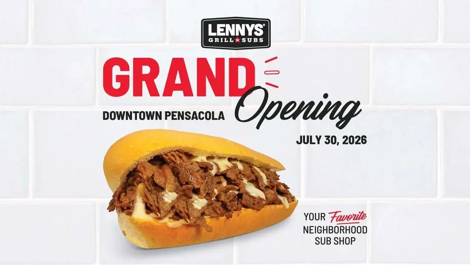 ๐ GRAND OPENING: Lennys Grill & Subs Downtown Pensacola ๐