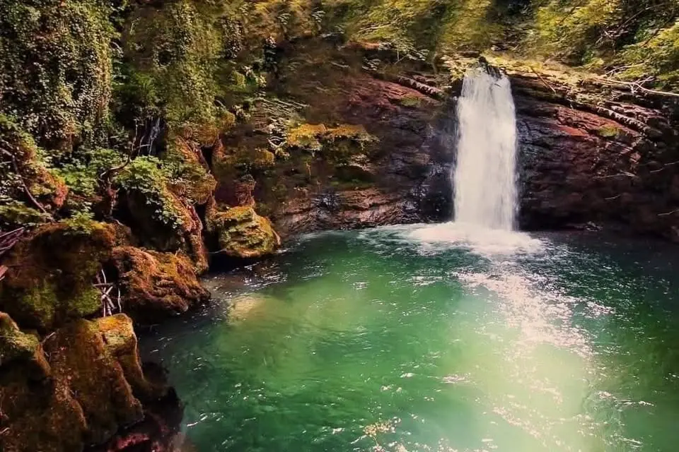dog trekking cascata di Trevi nel lazio