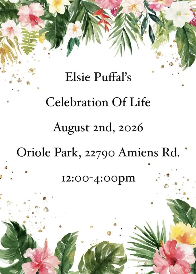 Elsie Puffal’s Celebration Of Life