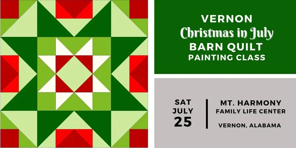 Vernon Barn Quilt Painting Class