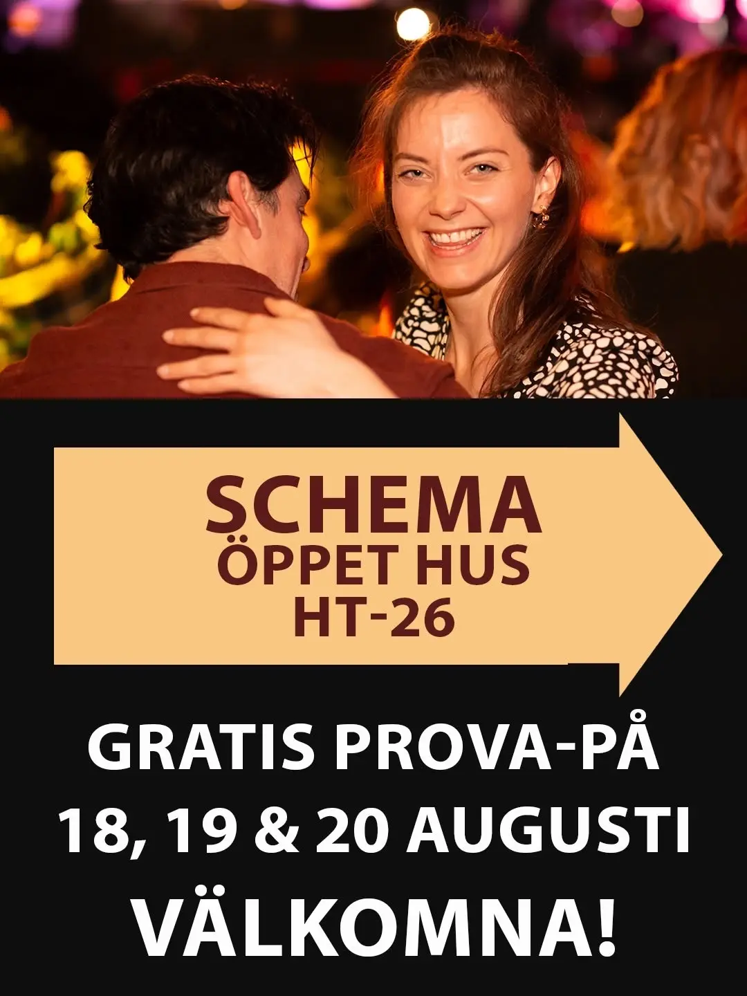 Öppet Hus på Stockholm Salsa Dance 18, 19 & 20 augusti!